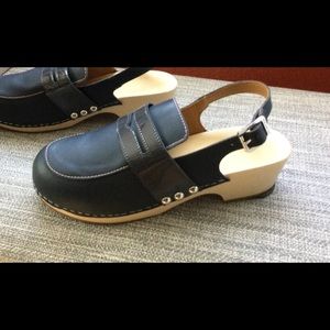 Hunter penny loafer clogs